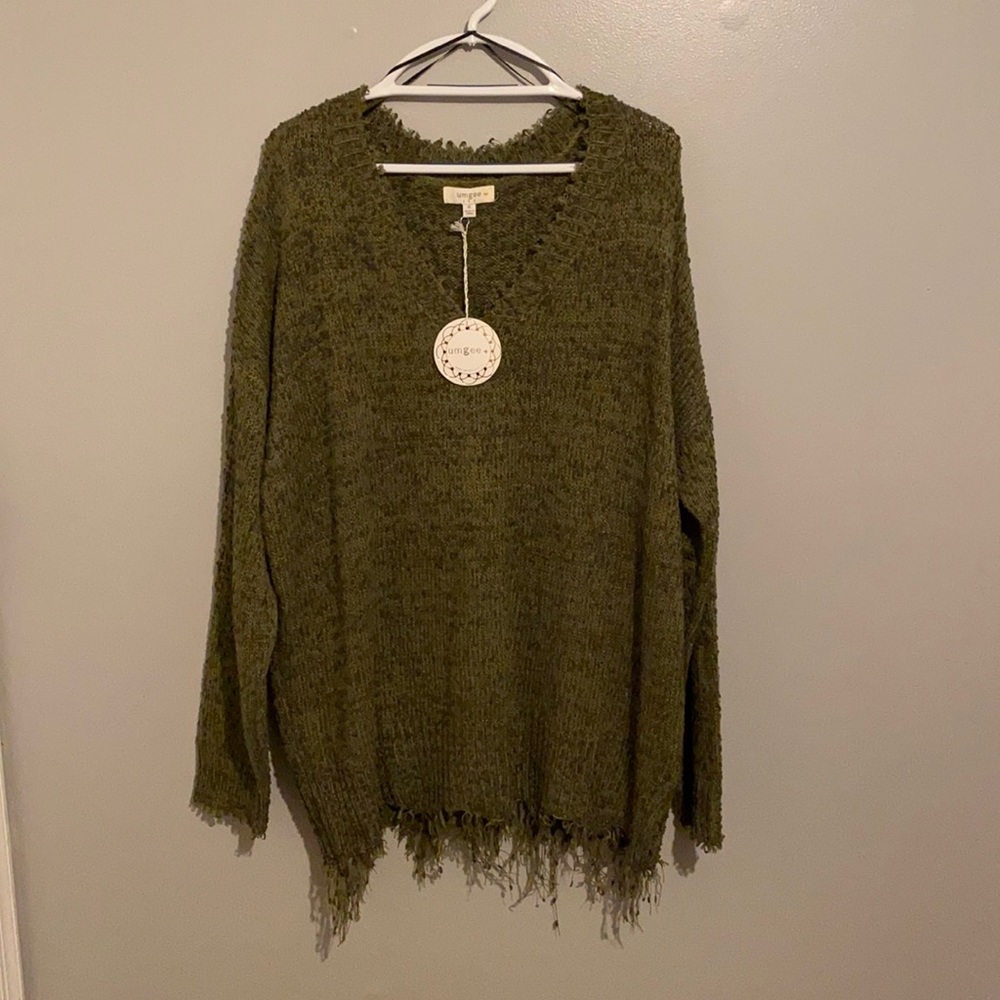 Olive Green Sweater